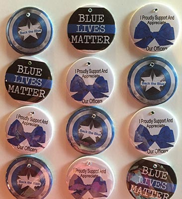 Crafty Casey Buttons - Police Support